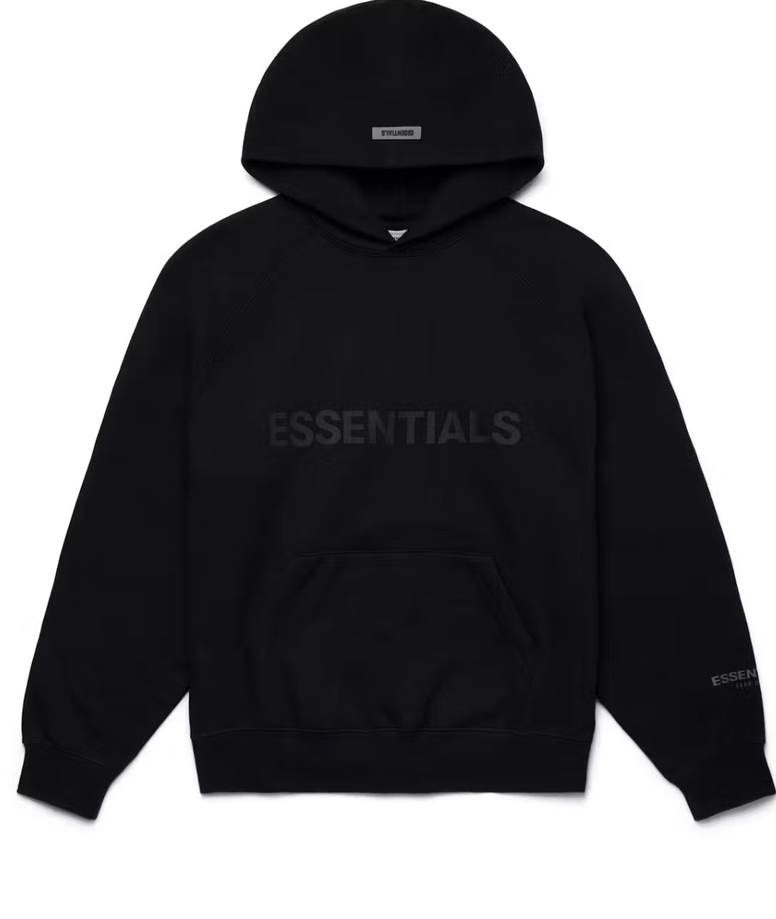 Essentials Hoodie Fog Black