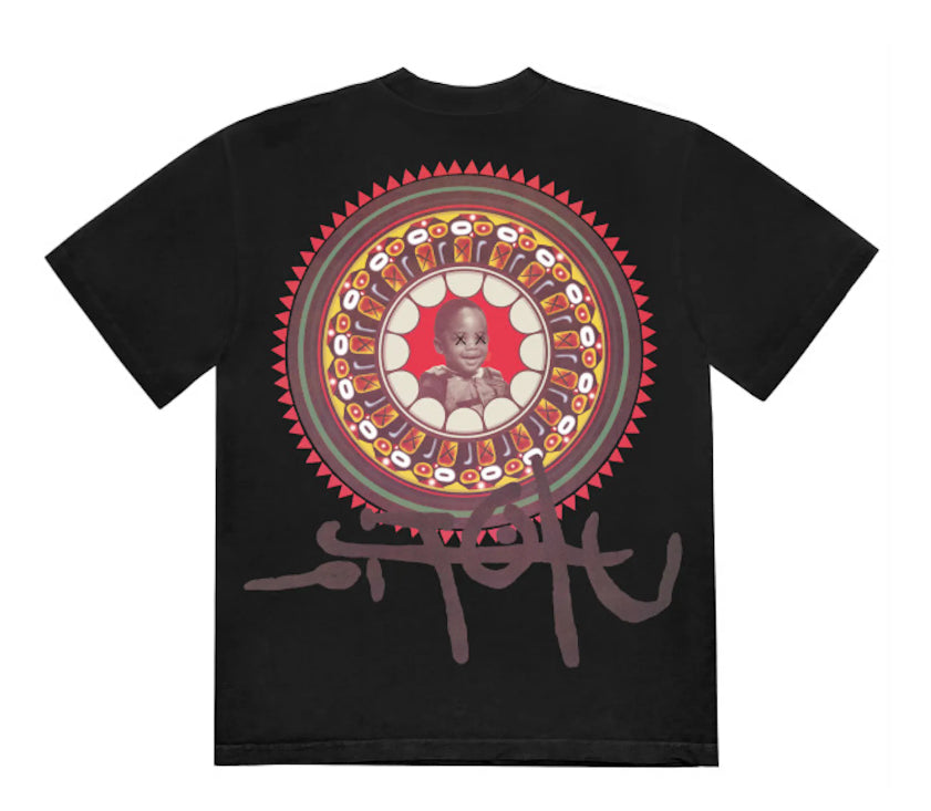 Travis Scott x KAWS Utopia II Tee Black