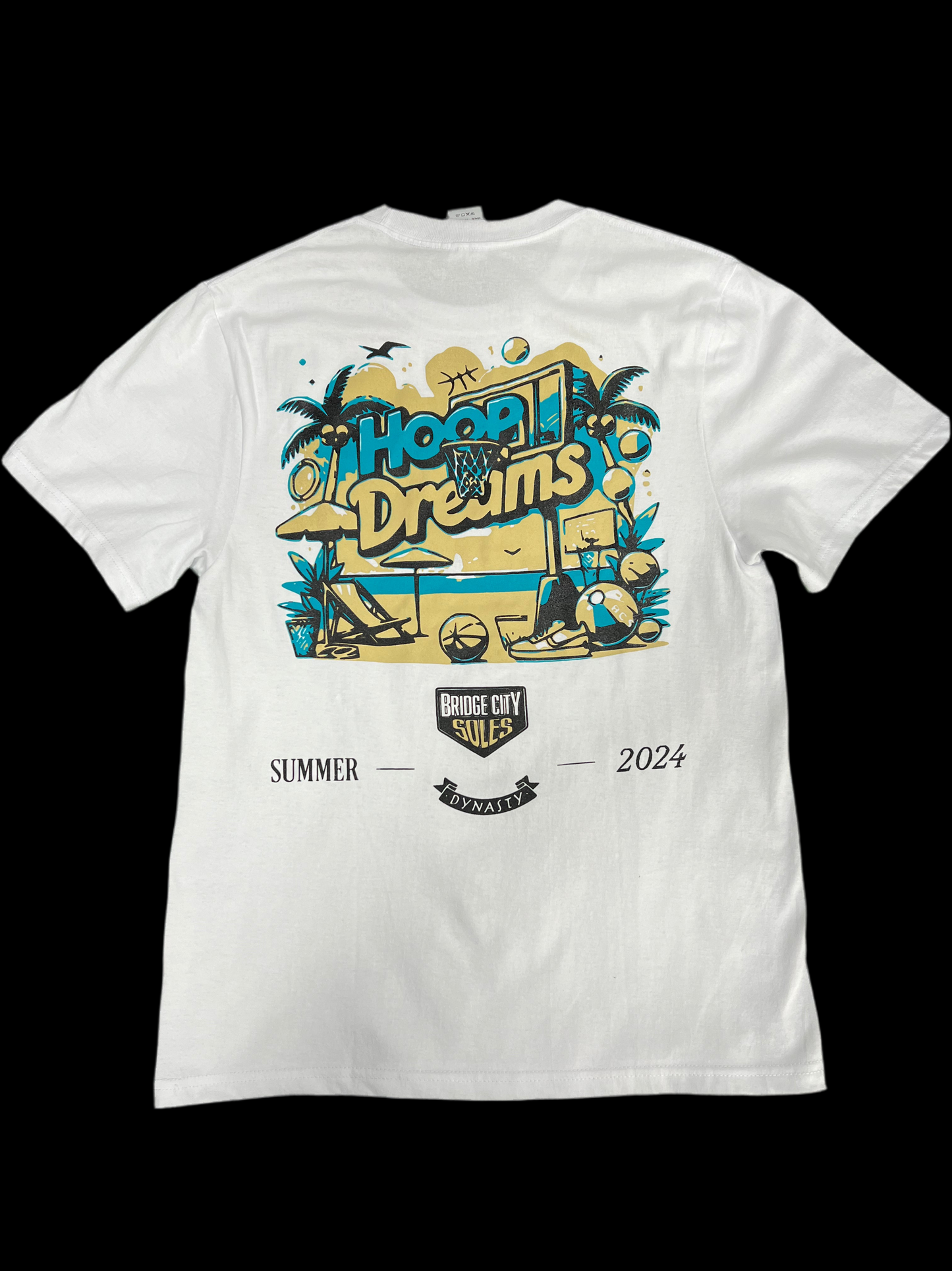 BCS X Dynasty Basketball Club “Hoop Dreams” White Tee