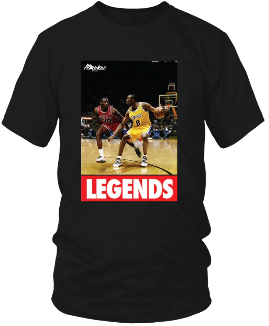 Legends Jordan & Kobe Tee, Black - The Almanac Brand