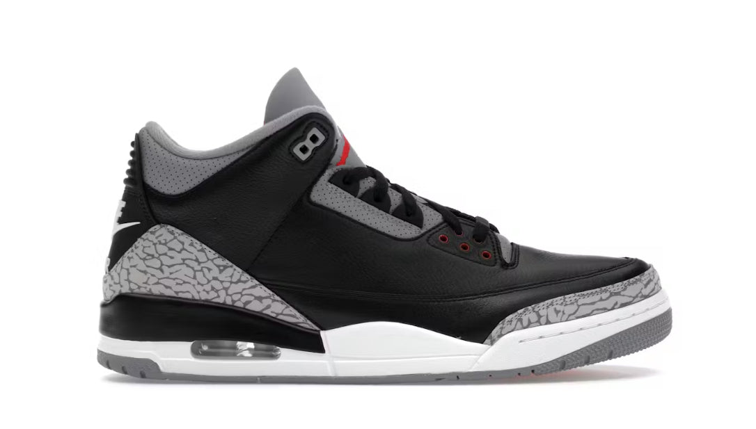 Air Jordan 3 Black cement 2025