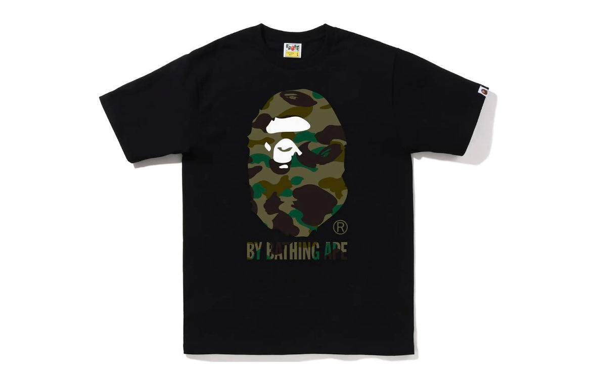 Bape 1st Camo By Bathing Ape Tee Black/Green