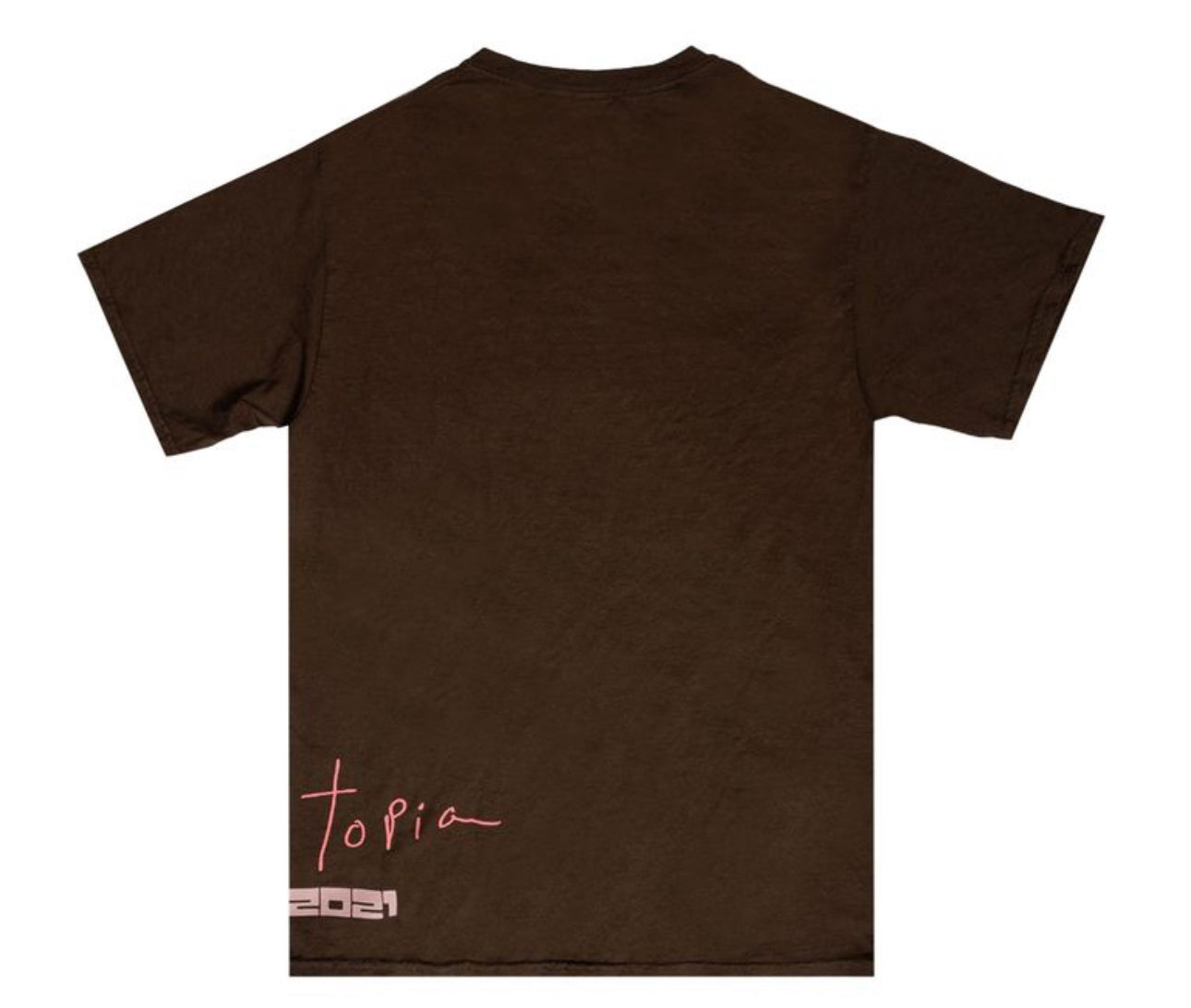 Travis Scott All Seeing Hands Tee Brown