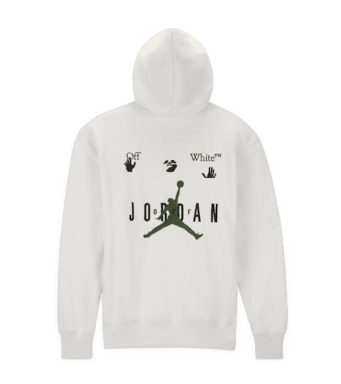 OFF-WHITE x Jordan Hoodie White
