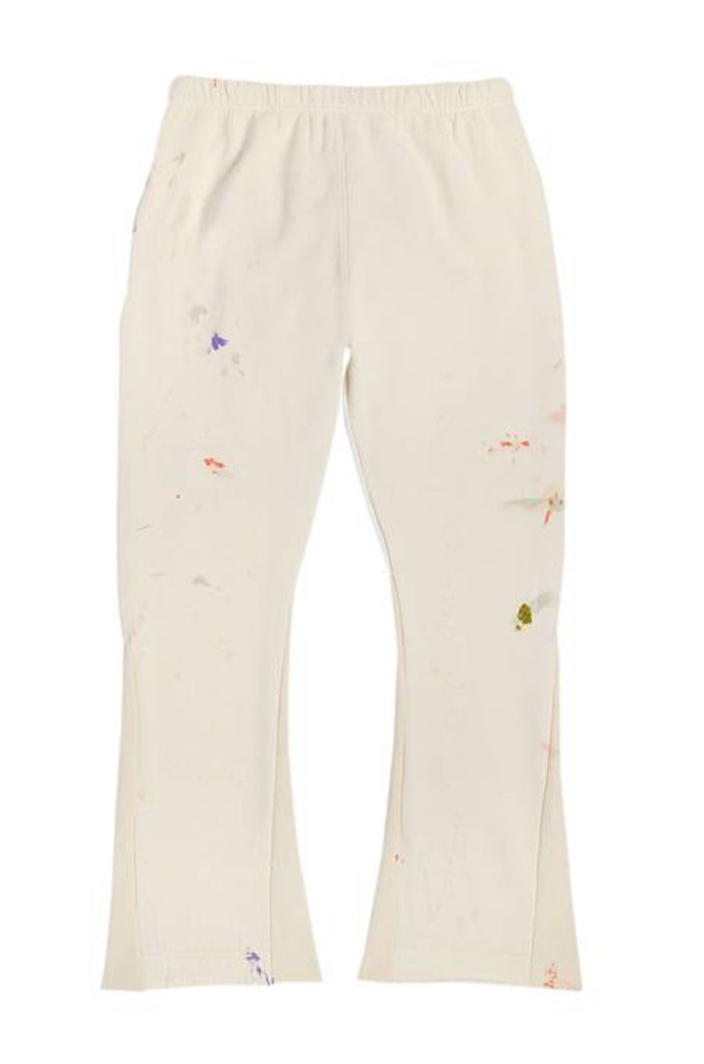 Gallery Dept. Painted Flare Sweat Pants White