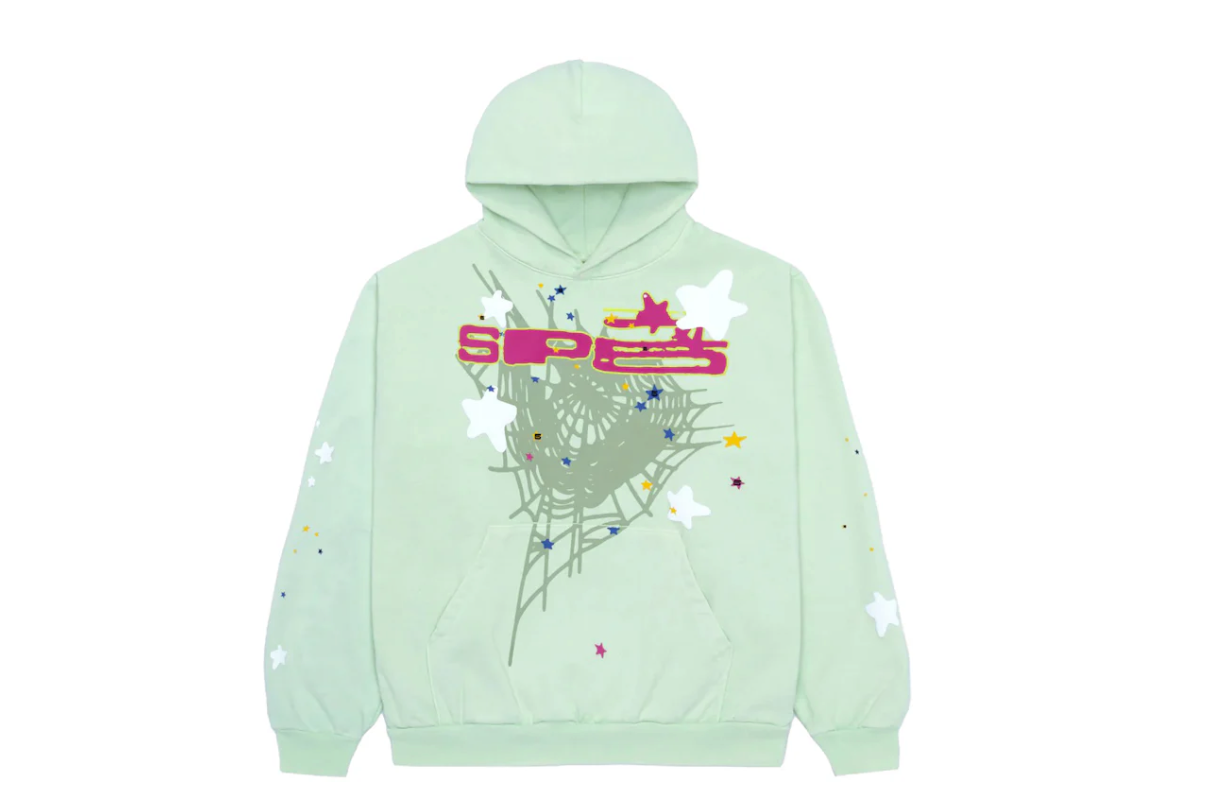 Sp5der SP5 Mint Hoodie Mint