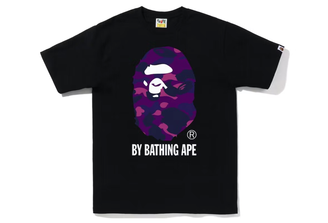 BAPE Color Camo By Bathing Ape Tee Black/Purple