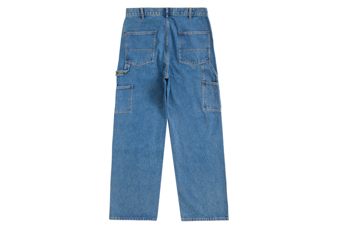 Supreme Double Knee Painter Pant Washed Indigo