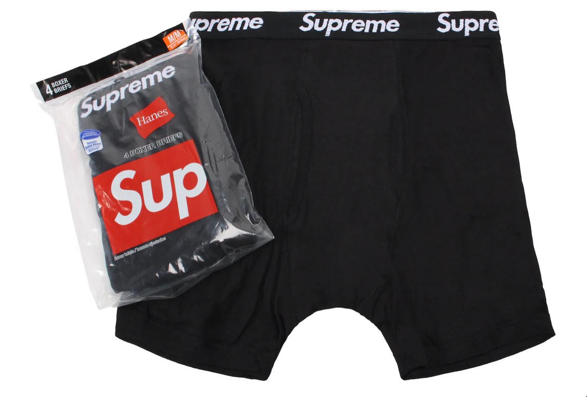 Supreme Hanes Boxer Briefs
