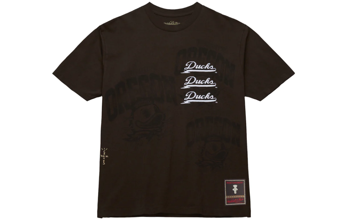 Travis Scott x Mitchell & Ness Oregon Ducks Seal T-Shirt