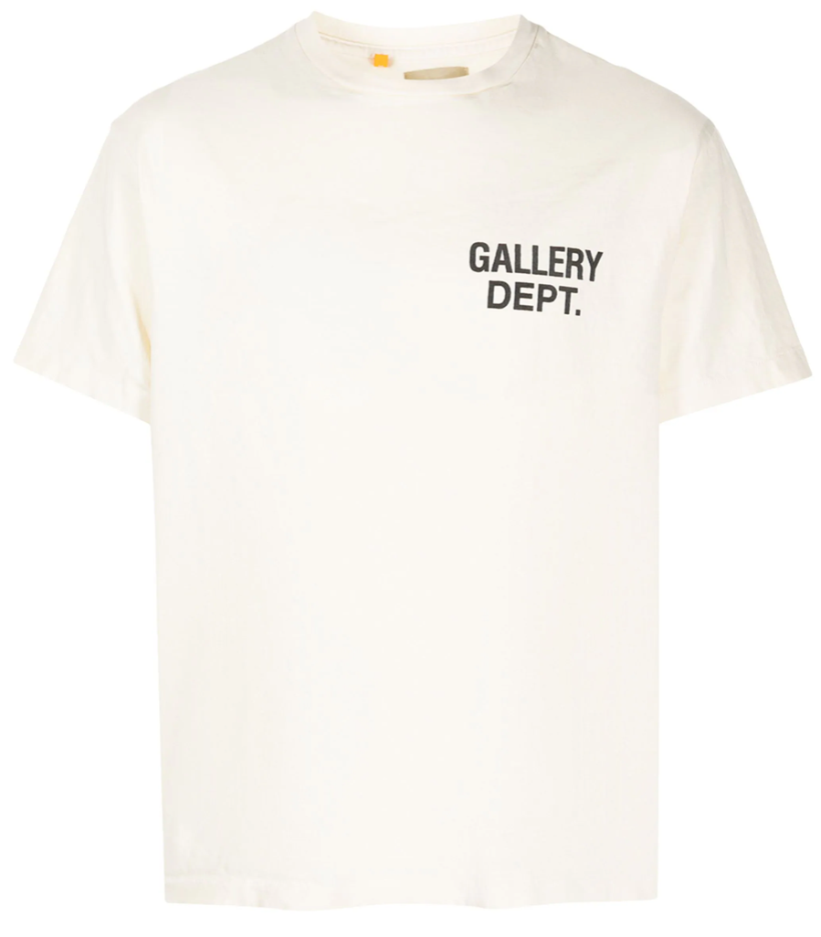 Gallery Dept. Souvenir T Shirt White Black