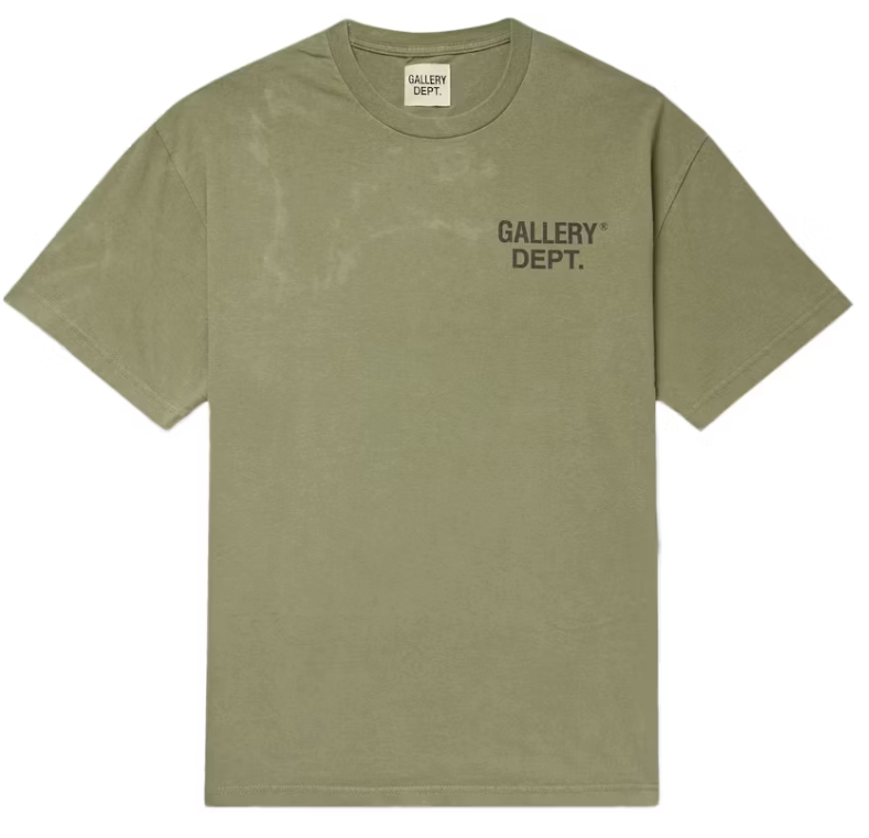Gallery Dept Logo T Shirt Olive