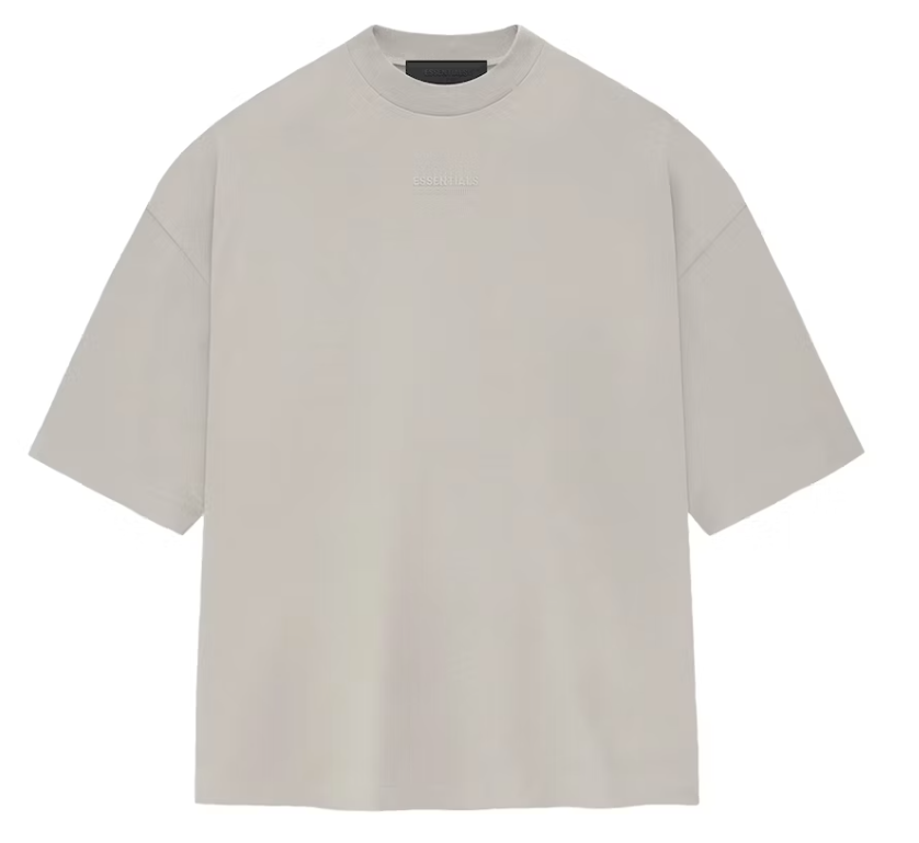 Fear Of God Essentials Tee Silver Cloud