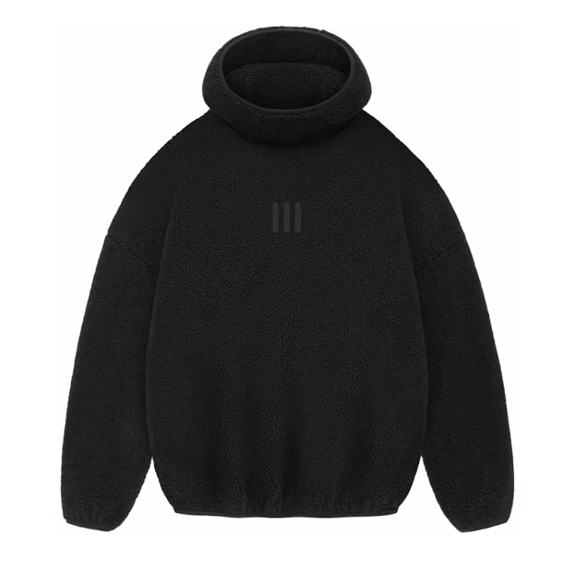 Fear Of God Athletics Polar Fleece Hike Hoodie Black