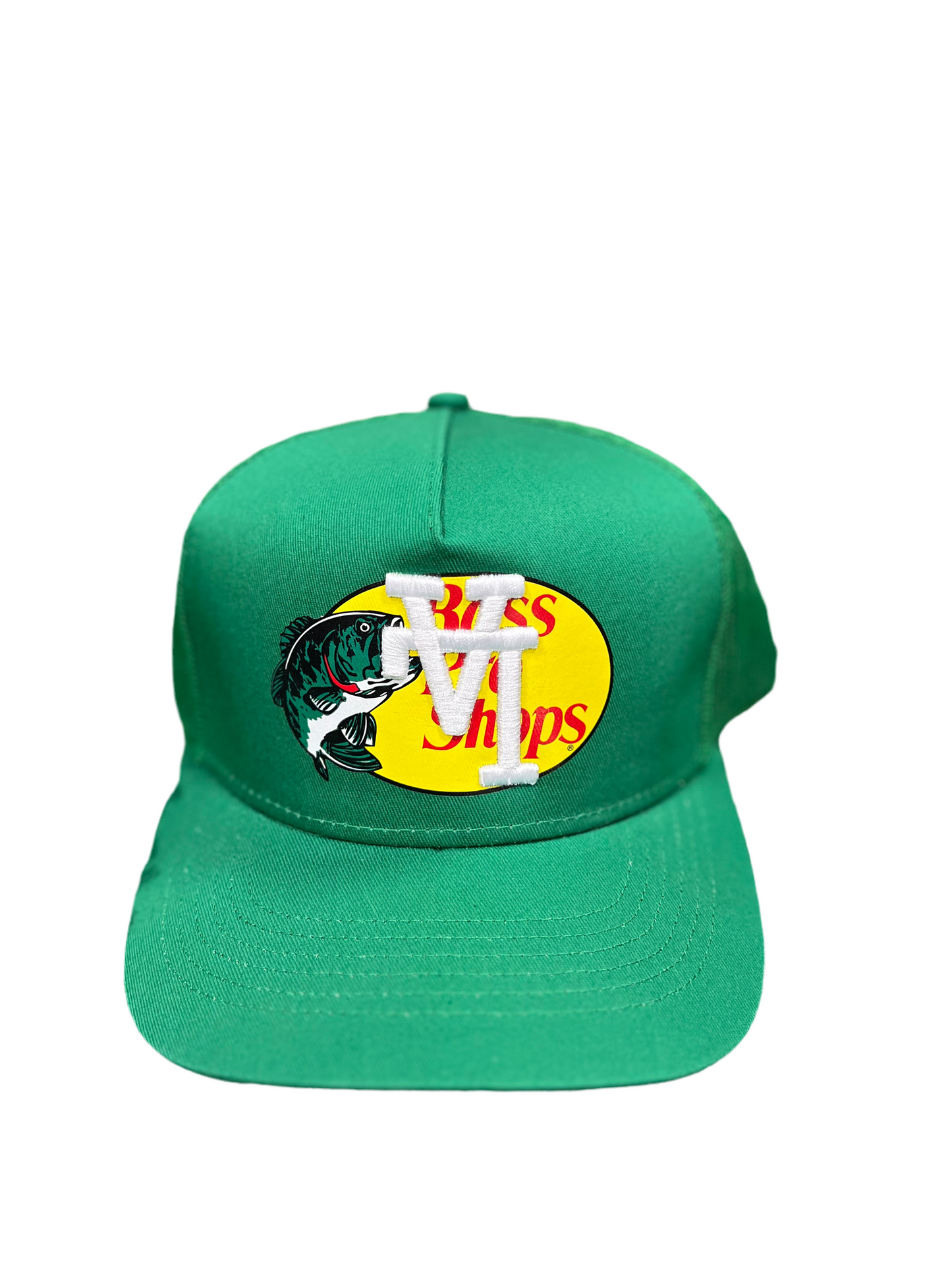 Bass Pro Shops Upside Down "LA" Green Hat