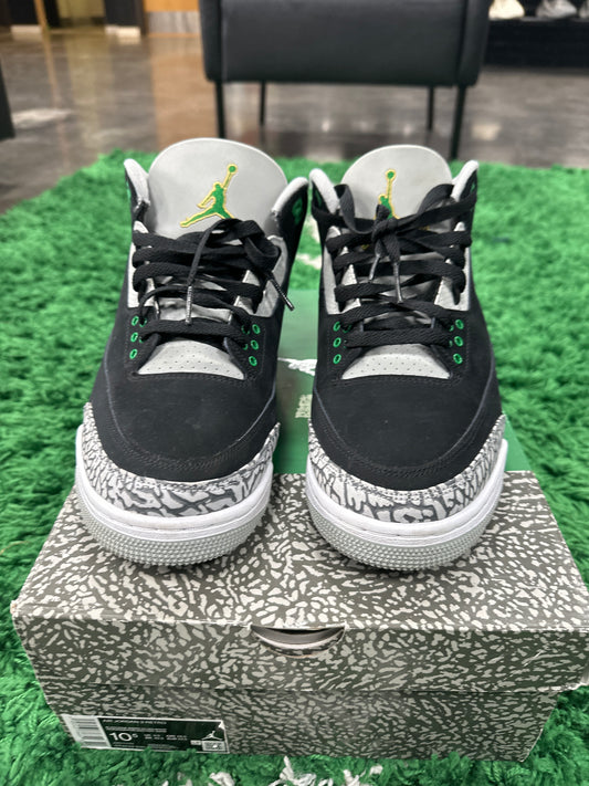 Jordan 3 Retro Pine Green (used)