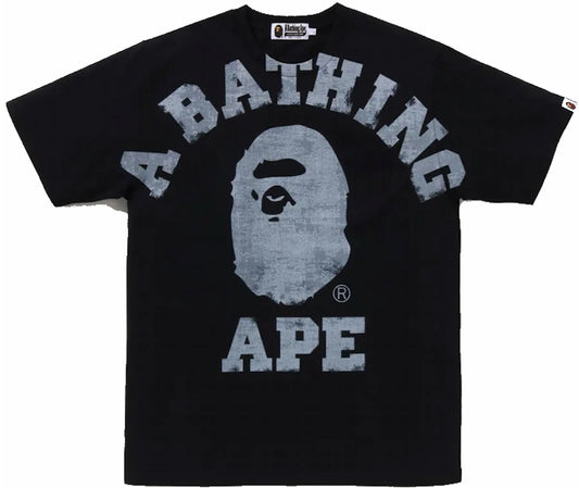 BAPE Overprinted College Tee Black