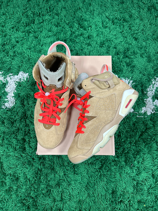 Air Jordan 6 Travis Scott British Khaki (USED)