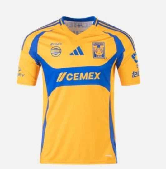 Tigres 24/25 Home Jersey Adidas- Team Collegiate Gold