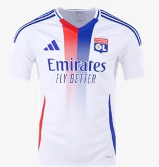 Olympique Lyonnais Adidas 2024/25 Home Replica Jersey - White