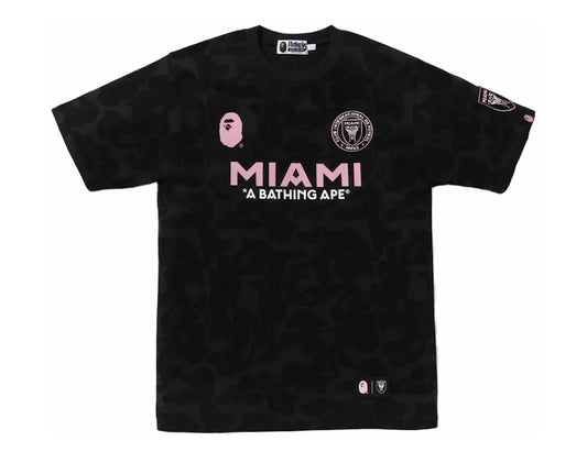 BAPE x Inter Miami CF Camo Tee Black