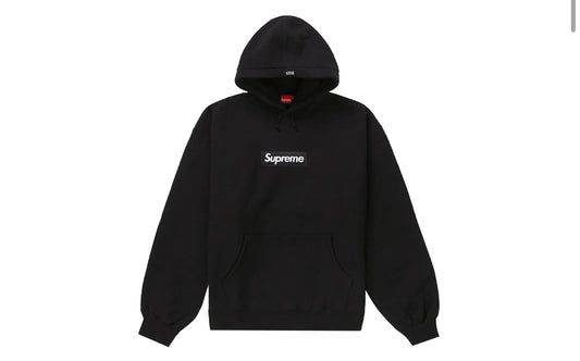 Supreme Box logo Hooded Sweatshirt - Black