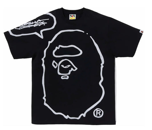 BAPE x Joshua Vides Ape Head Tee Black