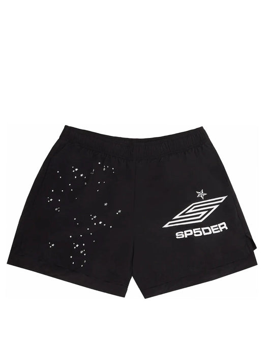 SP5DER Pro Double Layer shorts Black