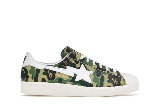 Adidas Superstar Bape Abc Camo Green