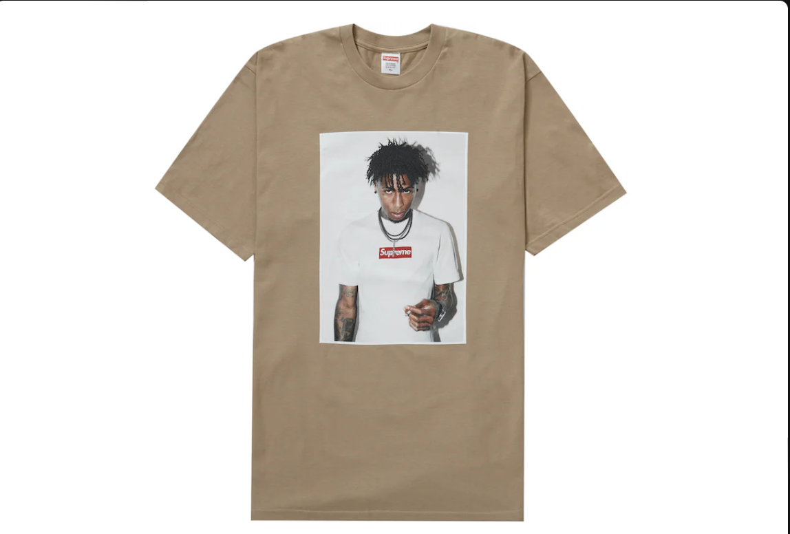 Supreme NBA Young Boy Tee Khaki