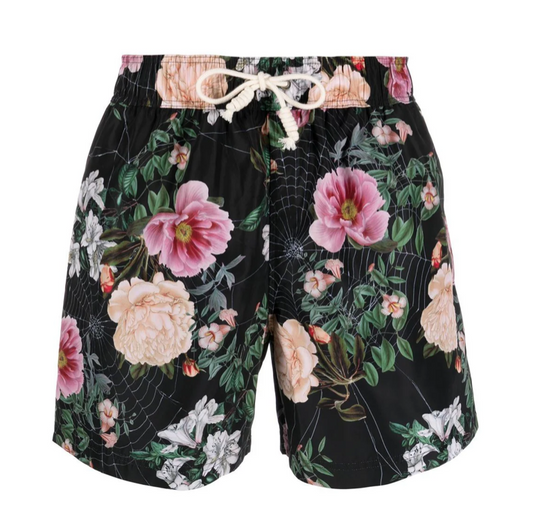 Palm Angels Floral Print Swimshort