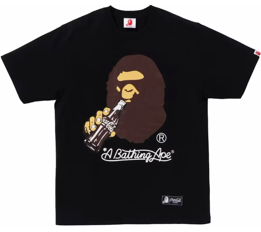 BAPE x Coca-Cola Ape Head Tee Black