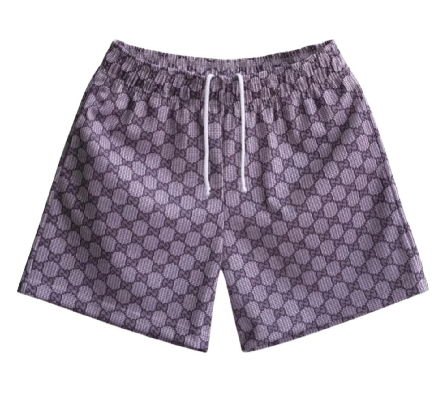 Bravest Studios Purple GG Print Shorts