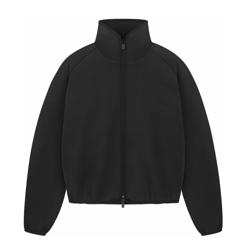 Fear Of God Athletics Women's Suede Fleece Track Jacket Black