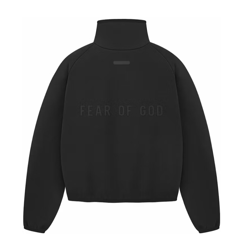 Fear Of God Athletics Women's Suede Fleece Track Jacket Black