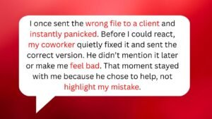 12 Moments When a Coworker’s Quiet Empathy Meant More Than Any HR Policy