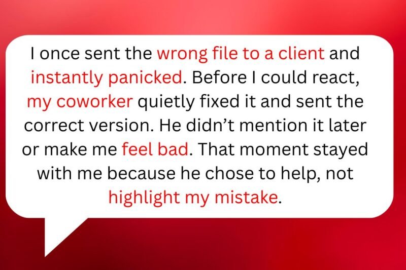 12 Moments When a Coworker’s Quiet Empathy Meant More Than Any HR Policy