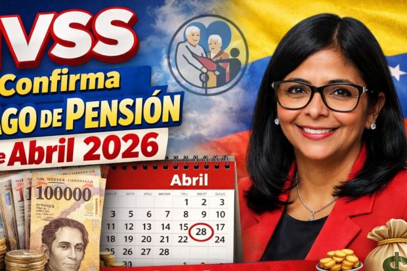 IVSS Confirma Pago de Pensión de Abril 2026 – Fecha, Monto y Bonos Adicionales