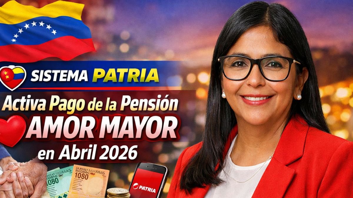 Sistema Patria Activa Pago de la Pensión Amor Mayor en Abril 2026